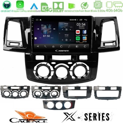 Bizzar G+ Series Toyota Hilux 2007-2016 8core Android14 6+128GB Navigation Multimedia Tablet 9"