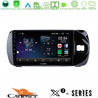 Bizzar G+ Series Toyota Yaris (Vitz) 2015-2020 RHD 8core Android14 6+128GB Navigation Multimedia Tablet 9"
