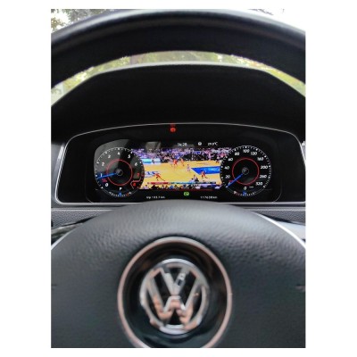 Bizzar Digital Cluster VW GOLF7 | 7.5 Digital HD LCD Instrument Cluster 12.3" με Carplay | HDMI in