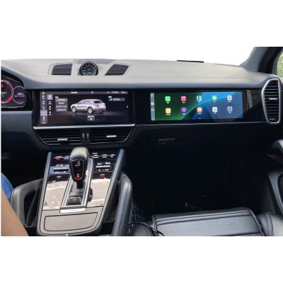 Bizzar OEM CoPilot Porsche Cayenne 2018-2023 8core Android13 8+128G Navigation Multimedia 14,5" (Beige)