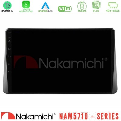 Nakamichi NAM5710 Series 8Core Android13 4+64GB Ford Focus 2019- Navigation Multimedia Tablet 9"