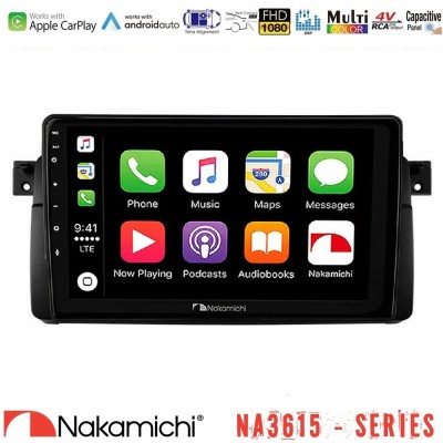 Nakamichi NA3615 Series Με Wireless Carplay & Android Auto BMW 3 Series 2006-2011 Media Station Tablet 9"