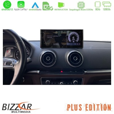 Bizzar Plus Edition Audi A3 (8V) 2013-2020 Android14 8Core (8+128GB) Navigation Multimedia 10.25" HD Anti-reflection Bizzar Plus Edition Audi A3 (8V) 2013-2020 Android14 8Core (8+128GB) Navigation Multimedia 10.25" HD Anti-reflection