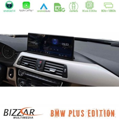 Bizzar Plus Edition BMW 3er/4er(F30/F32) EVO Android14 (8+128GB) Navigation Multimedia 12.3" Slim Pro