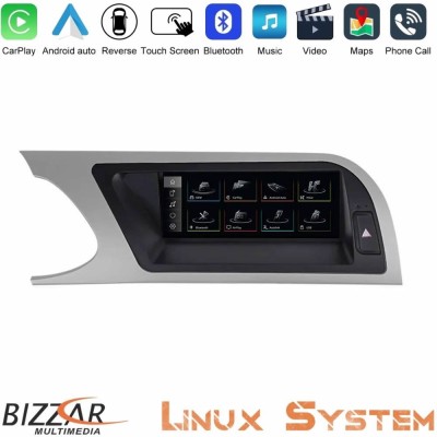 Bizzar Audi A4 (B8) 2008-2012 Linux Apple CarPlay | Android Auto screen 8.8" HD