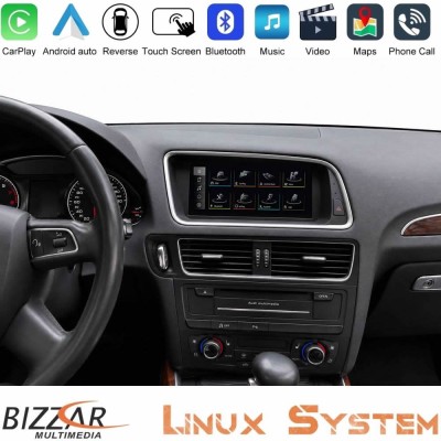 Bizzar Audi Q5 (8R) 2008-2015 Linux Apple CarPlay | Android Auto screen 8.8" HD