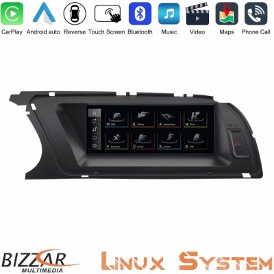 Bizzar Audi A4 (B8.5) 2013-2015 (με MMI3G) Linux Apple CarPlay | Android Auto screen 8.8" HD