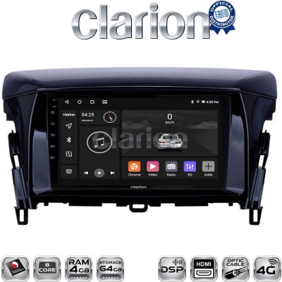 CLARION GL74030 Οθόνη OEM Multimedia Αυτοκινήτου για MITSUBISHI ECLIPSE CROSS 2018 (CarPlay/AndroidAuto/BT/GPS/WIFI/GPRS)