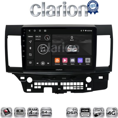 CLARION GL74037 Οθόνη OEM Multimedia Αυτοκινήτου για MITSUBISHI LANCER 2008 (CarPlay/AndroidAuto/BT/GPS/WIFI/GPRS)