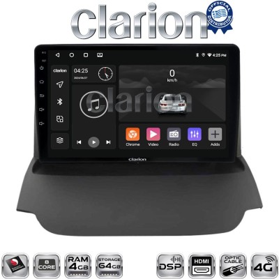 CLARION GL74039 Οθόνη OEM Multimedia Αυτοκινήτου για FORD ECOSPORT 20122017 (CarPlay/AndroidAuto/BT/GPS/WIFI/GPRS)