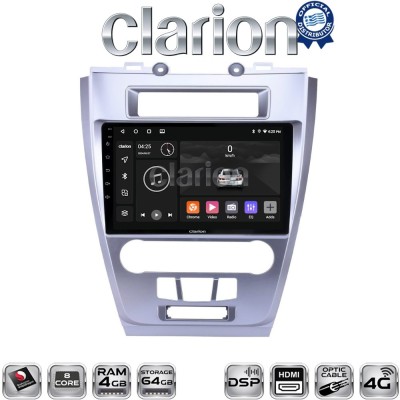 CLARION GL74047 Οθόνη OEM Multimedia Αυτοκινήτου για Ford Fusion 20122017 (CarPlay/AndroidAuto/BT/GPS/WIFI/GPRS)