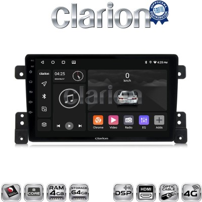 CLARION GL74053 Οθόνη OEM Multimedia Αυτοκινήτου για SUZUKI G.VITARA 20052015 (CarPlay/AndroidAuto/BT/GPS/WIFI/GPRS)
