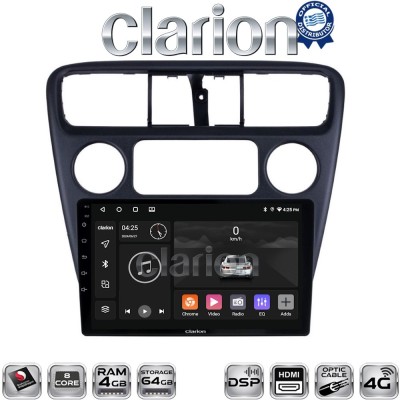 CLARION GL74082 Οθόνη OEM Multimedia Αυτοκινήτου για Honda Accord Coupe 19982004 (CarPlay/AndroidAuto/BT/GPS/WIFI/GPRS)