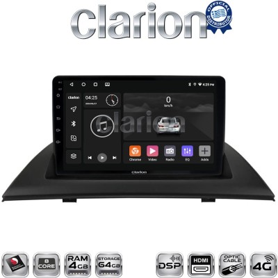 CLARION GL74103 Οθόνη OEM Multimedia Αυτοκινήτου για BMW X3 2003 2010 (CarPlay/AndroidAuto/BT/GPS/WIFI/GPRS)