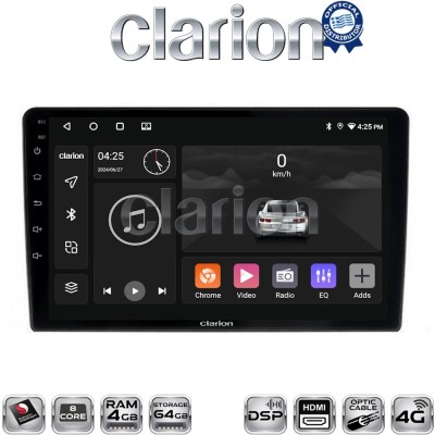 CLARION GL74121 Οθόνη OEM Multimedia Αυτοκινήτου για Kia Ceed 2007 2008 (CarPlay/AndroidAuto/BT/GPS/WIFI/GPRS)