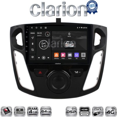 CLARION GL74150 Οθόνη OEM Multimedia Αυτοκινήτου για FORD FOCUS 20152018 (CarPlay/AndroidAuto/BT/GPS/WIFI/GPRS)