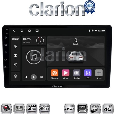 CLARION GL74157 Οθόνη OEM Multimedia Αυτοκινήτου για DACIA DUSTER 20132019 (CarPlay/AndroidAuto/BT/GPS/WIFI/GPRS)
