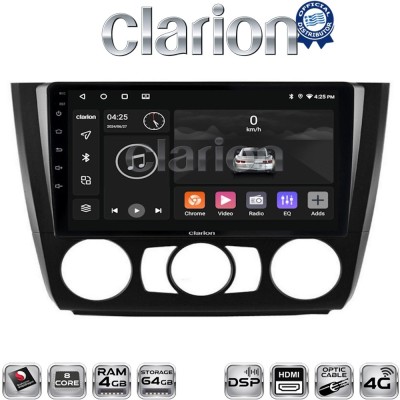 CLARION GL74170 Οθόνη OEM Multimedia Αυτοκινήτου για BMW σειρά 1 (E81 - E82 - E87 -E88) (CarPlay/AndroidAuto/BT/GPS/WIFI/GPRS)