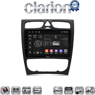 CLARION GL74171 Οθόνη OEM Multimedia Αυτοκινήτου για MERCEDES C class (W203) - CLK (W208) (CarPlay/AndroidAuto/BT/GPS/WIFI/GPRS)