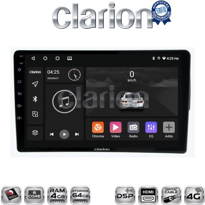 CLARION GL74171S Οθόνη OEM Multimedia Αυτοκινήτου για Mercedes C class (W203) 1999-2004 (CarPlay/AndroidAuto/BT/GPS/WIFI/GPRS)