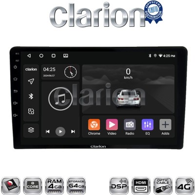 CLARION GL74202 Οθόνη OEM Multimedia Αυτοκινήτου για Jeep 2007 (CarPlay/AndroidAuto/BT/GPS/WIFI/GPRS)