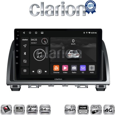 CLARION GL74212 Οθόνη OEM Multimedia Αυτοκινήτου για Mazda 6 2013 2017 (CarPlay/AndroidAuto/BT/GPS/WIFI/GPRS)