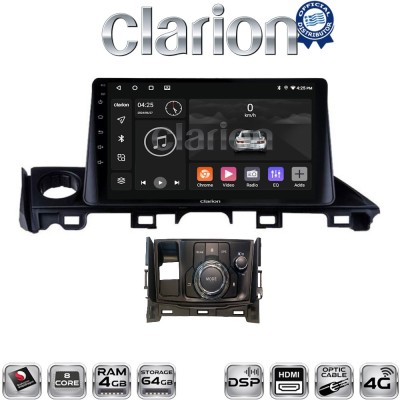 CLARION GL74214 Οθόνη OEM Multimedia Αυτοκινήτου για Mazda 6 2017 2020 (CarPlay/AndroidAuto/BT/GPS/WIFI/GPRS)