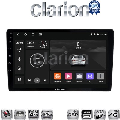 CLARION GL74237 Οθόνη OEM Multimedia Αυτοκινήτου για Ford Focus 1998 2004 (CarPlay/AndroidAuto/BT/GPS/WIFI/GPRS)