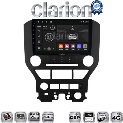 CLARION GL74240 Οθόνη OEM Multimedia Αυτοκινήτου για FORD MASTUNG 2015 (CarPlay/AndroidAuto/BT/GPS/WIFI/GPRS)