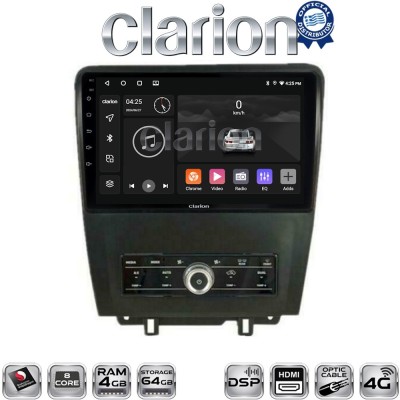 CLARION GL74249 Οθόνη OEM Multimedia Αυτοκινήτου για Ford Edge 2015 (CarPlay/AndroidAuto/BT/GPS/WIFI/GPRS)