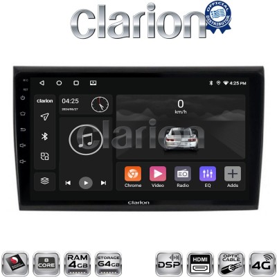 CLARION GL74250 Οθόνη OEM Multimedia Αυτοκινήτου για Fiat Bravo 2007 (CarPlay/AndroidAuto/BT/GPS/WIFI/GPRS)