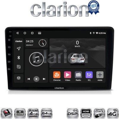 CLARION GL74256 Οθόνη OEM Multimedia Αυτοκινήτου για Mazda 2 2002 2007 (CarPlay/AndroidAuto/BT/GPS/WIFI/GPRS)