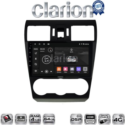 CLARION GL74262 Οθόνη OEM Multimedia Αυτοκινήτου για SUBARU IMPREZA-FORESTER 2013 (CarPlay/AndroidAuto/BT/GPS/WIFI/GPRS)
