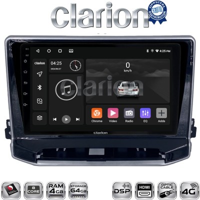 CLARION GL74263 Οθόνη OEM Multimedia Αυτοκινήτου για Jeep Compass 2023 (CarPlay/AndroidAuto/BT/GPS/WIFI/GPRS)