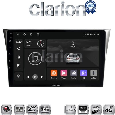 CLARION GL74271 Οθόνη OEM Multimedia Αυτοκινήτου για Subaru Impreza 2000 2007 (CarPlay/AndroidAuto/BT/GPS/WIFI/GPRS)
