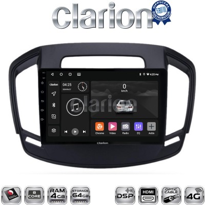 CLARION GL74338 Οθόνη OEM Multimedia Αυτοκινήτου για OPEL INSIGNIA 2014 (CarPlay/AndroidAuto/BT/GPS/WIFI/GPRS)