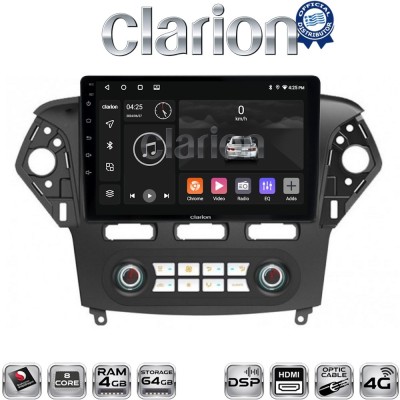 CLARION GL74368C Οθόνη OEM Multimedia Αυτοκινήτου για Ford Mondeo 2010 2013 (CarPlay/AndroidAuto/BT/GPS/WIFI/GPRS)
