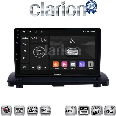 CLARION GL74385 Οθόνη OEM Multimedia Αυτοκινήτου για VOLVO XC90 2002 2014 (CarPlay/AndroidAuto/BT/GPS/WIFI/GPRS)