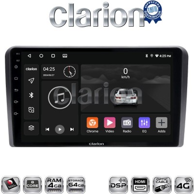 CLARION GL74403 Οθόνη OEM Multimedia Αυτοκινήτου για Ford Transit/Tourneo 2018 (CarPlay/AndroidAuto/BT/GPS/WIFI/GPRS)