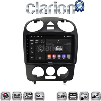 CLARION GL74408 Οθόνη OEM Multimedia Αυτοκινήτου για VW BEETLE 2003 2010 (CarPlay/AndroidAuto/BT/GPS/WIFI/GPRS)