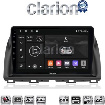 CLARION GL74438 Οθόνη OEM Multimedia Αυτοκινήτου για MAZDA CX5 20132017 (CarPlay/AndroidAuto/BT/GPS/WIFI/GPRS)