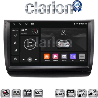CLARION GL74481 Οθόνη OEM Multimedia Αυτοκινήτου για Toyota Prius 2002 2009 (CarPlay/AndroidAuto/BT/GPS/WIFI/GPRS)