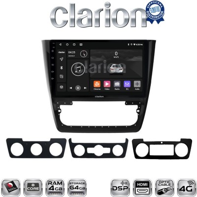 CLARION GL74482 Οθόνη OEM Multimedia Αυτοκινήτου για SKODA YETI 2014 (CarPlay/AndroidAuto/BT/GPS/WIFI/GPRS)