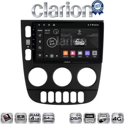 CLARION GL74505 Οθόνη OEM Multimedia Αυτοκινήτου για Mercedes ML 1998 2005 (CarPlay/AndroidAuto/BT/GPS/WIFI/GPRS)
