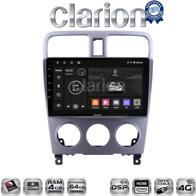 CLARION GL74526 Οθόνη OEM Multimedia Αυτοκινήτου για SUBARU FORESTER 20022007 (CarPlay/AndroidAuto/BT/GPS/WIFI/GPRS)