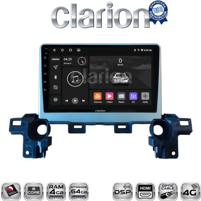 CLARION GL74538 Οθόνη OEM Multimedia Αυτοκινήτου για Mazda CX-5 2018 (CarPlay/AndroidAuto/BT/GPS/WIFI/GPRS)