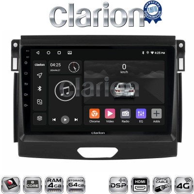 CLARION GL74574 Οθόνη OEM Multimedia Αυτοκινήτου για Ford Ranger 2015 2020 (CarPlay/AndroidAuto/BT/GPS/WIFI/GPRS)