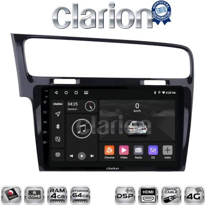 CLARION GL74591B Οθόνη OEM Multimedia Αυτοκινήτου για 0 (CarPlay/AndroidAuto/BT/GPS/WIFI/GPRS)