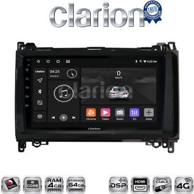 CLARION GL74668 Οθόνη OEM Multimedia Αυτοκινήτου για MERCEDES A(W169),B(W245) - SPRINTER - VITO (CarPlay/AndroidAuto/BT/GPS/WIFI