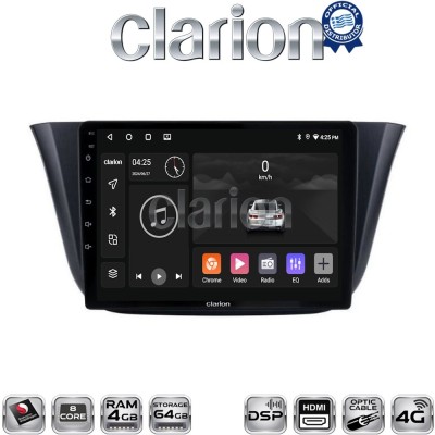 CLARION GL74690 Οθόνη OEM Multimedia Αυτοκινήτου για Iveco Daily 2014 (CarPlay/AndroidAuto/BT/GPS/WIFI/GPRS)